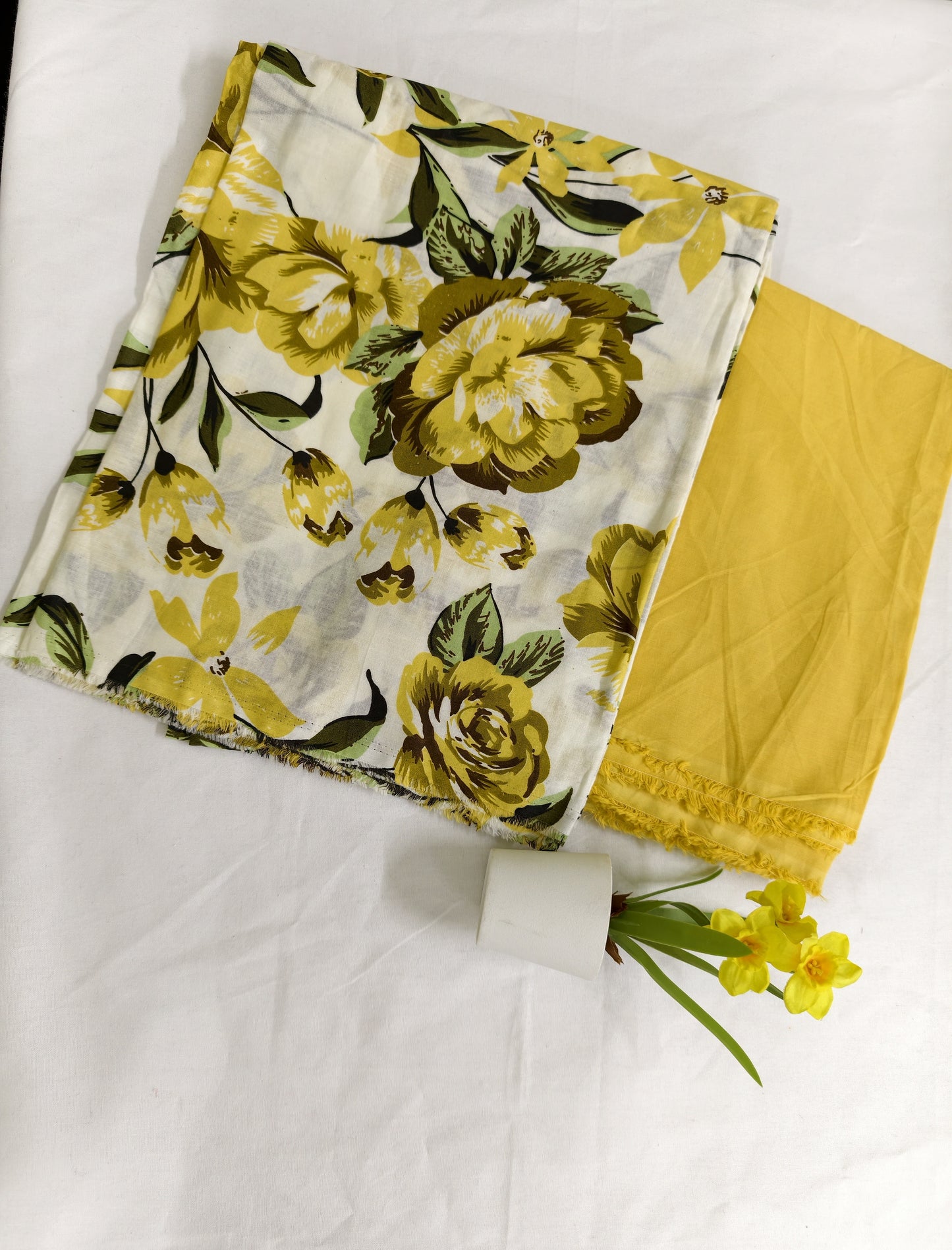 Imported 100%cotton top and bottom set