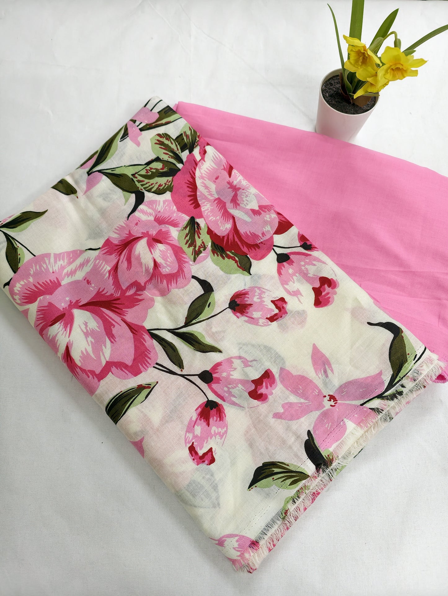 Imported 100%cotton top and bottom set