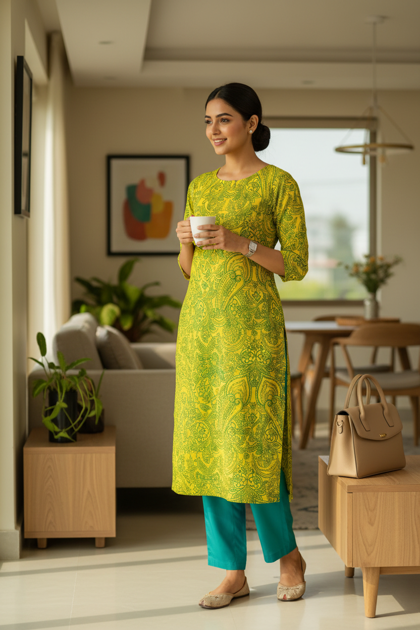 Imported 100%cotton top and bottom set