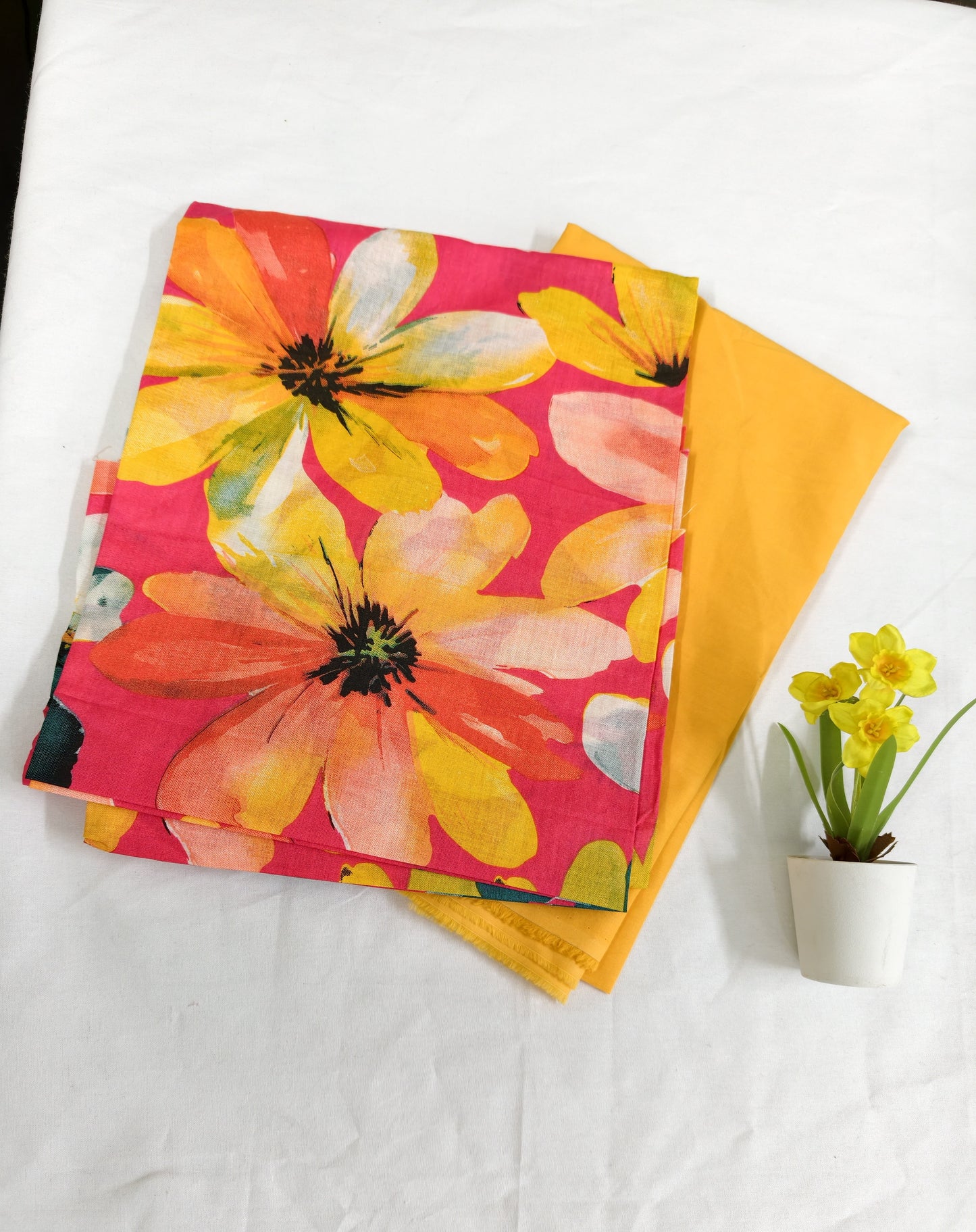 Imported 100%cotton top and bottom set