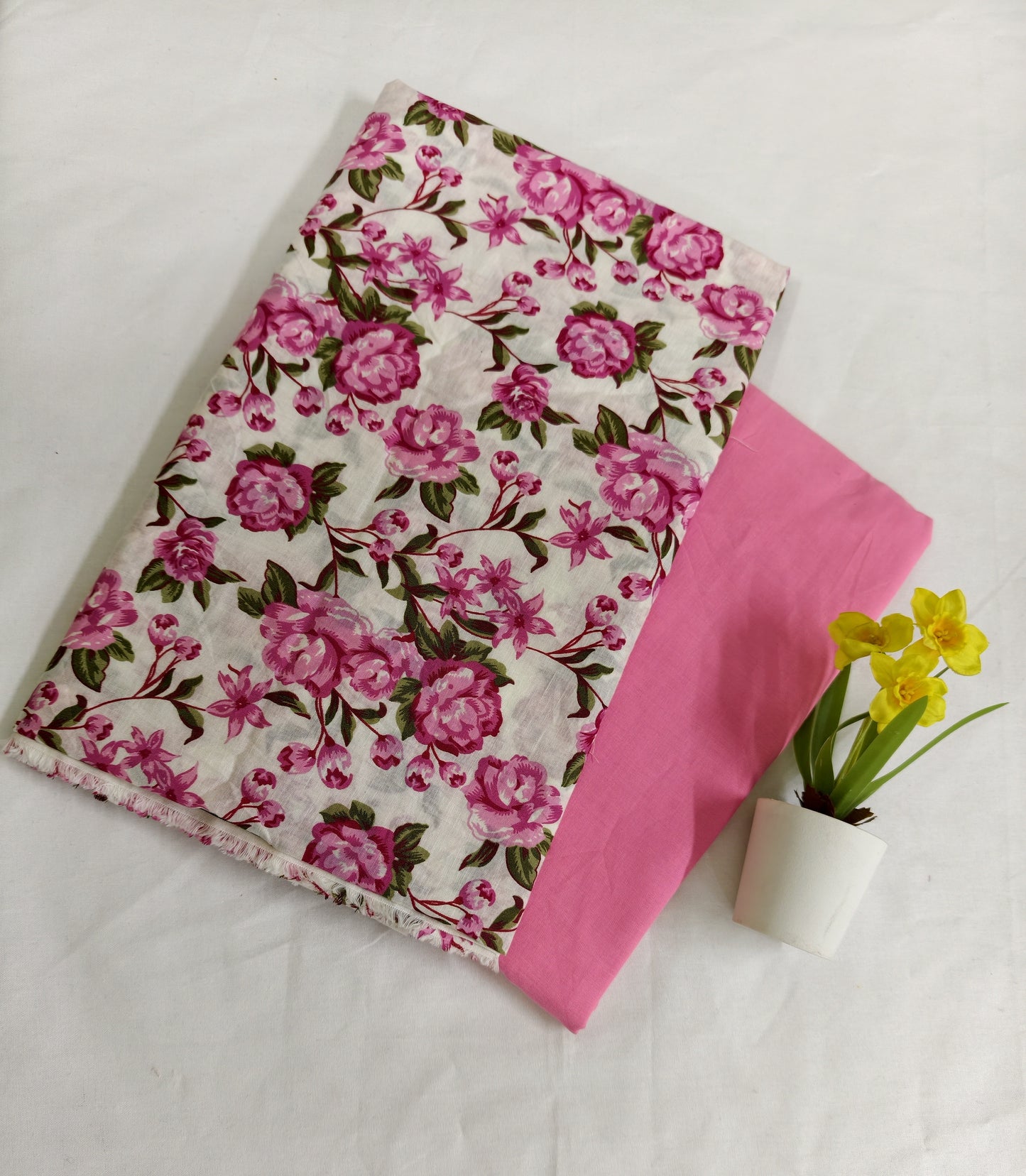 Imported 100%cotton top and bottom set