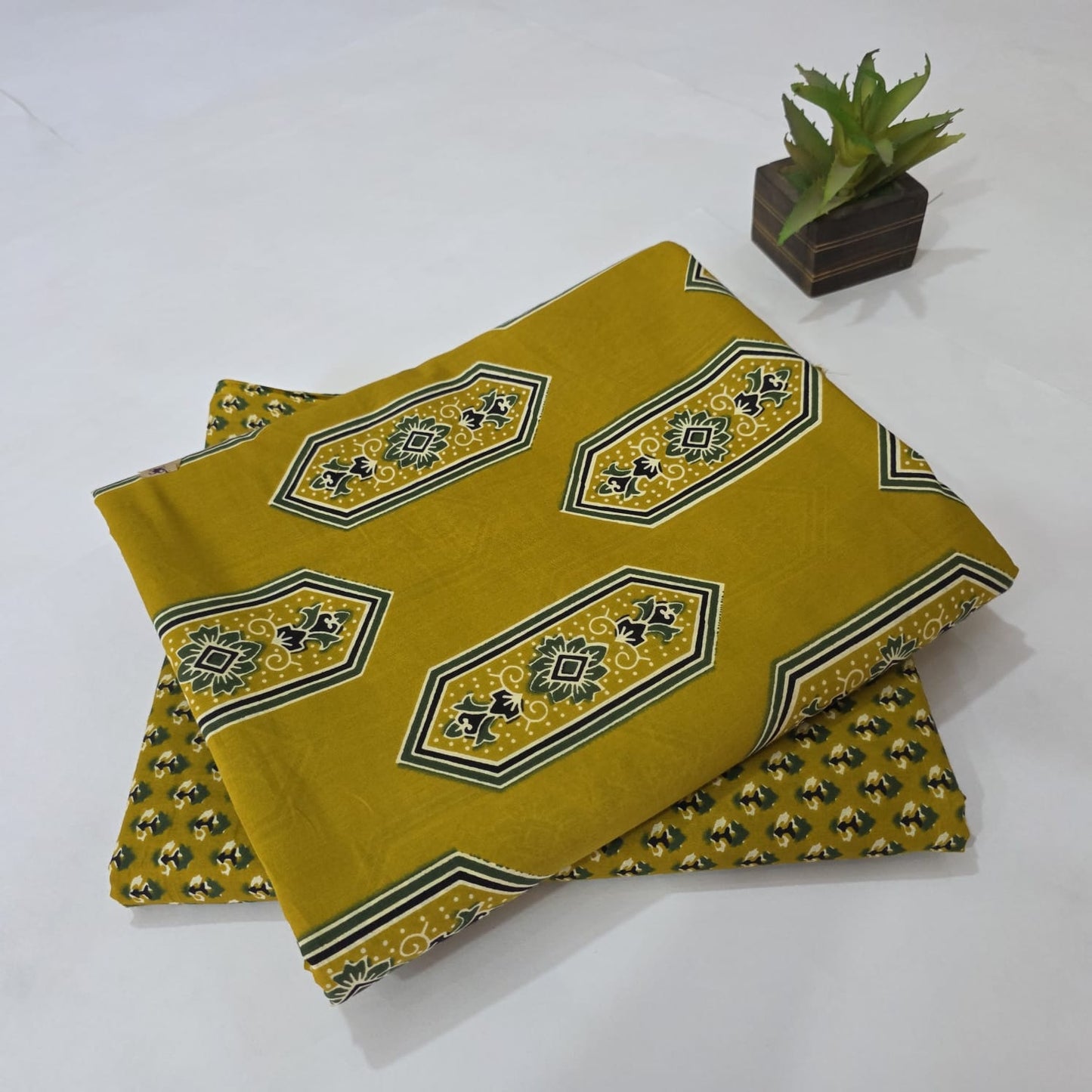 Designer hand block print Cotton top and bottom set