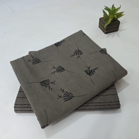 Designer hand block print Cotton top and bottom set